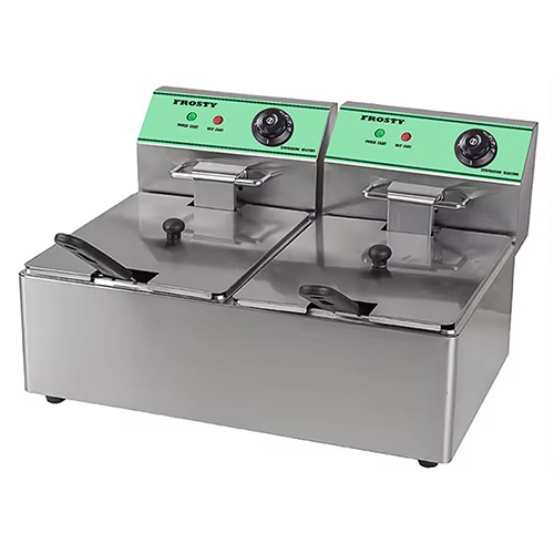 Фритюрниця електрична Frosty EFS- 4L-2 4+4л