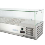 Вітрина холодильна для топінгу GoodFood GF-VRX1500/330-H6C 7хGN1/4 1500х335х(H)435 мм - Зображення 3
