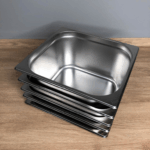 Гастроємність із нержавіючої сталі Brillis GN 2/3-150 мм - Зображення 4