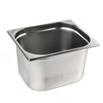 Гастроємність із нержавіючої сталі Brillis GN 1/2-200 мм