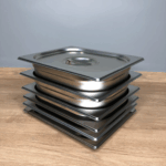 Гастроємність із нержавіючої сталі Brillis GN 1/2-200 мм - Зображення 4