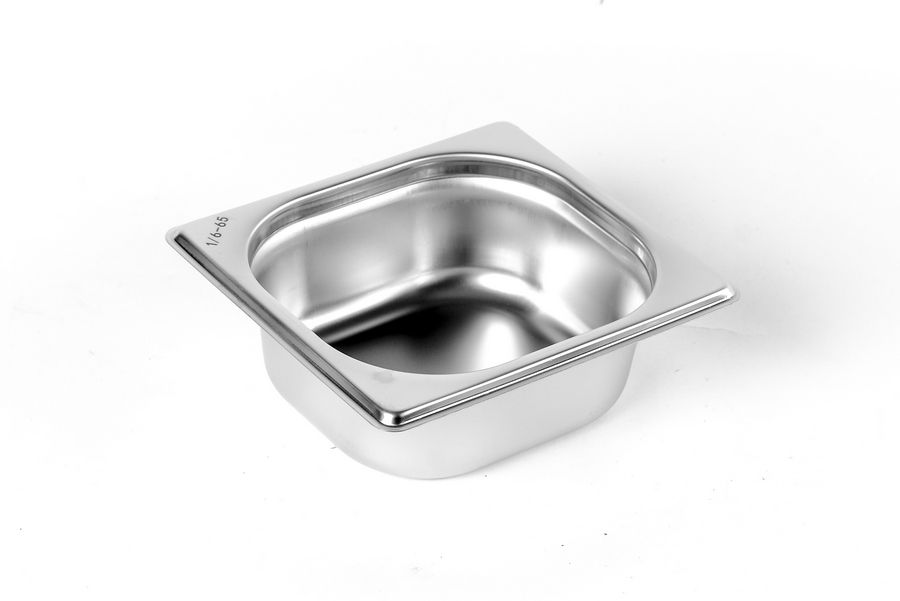 Гастроємність із нержавіючої сталі Brillis GN 1/6-65 мм
