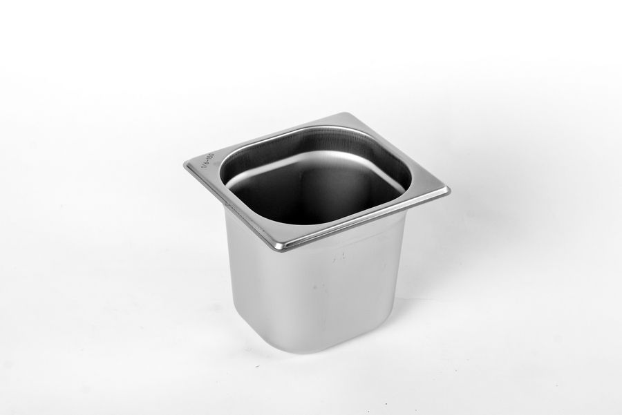 Гастроємність із нержавіючої сталі Brillis GN 1/6-150 мм