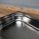 Гастроємність із нержавіючої сталі Brillis GN 1/2-65 мм - Зображення 4