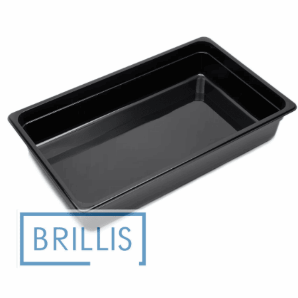 Гастроємкість GN 1/1-100 з чорного полікарбонату Brillis