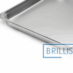 Гастроємність із нержавіючої сталі Brillis GN 2/1-65 мм - Зображення 2