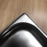 Гастроємність із нержавіючої сталі Brillis GN 2/1-65 мм - Зображення 4