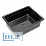 Гастроємність GN 1/2-100 мм з чорного полікарбонату Brillis