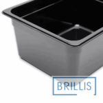 Гастроємність GN 1/2-150 мм з чорного полікарбонату Brillis - Зображення 2