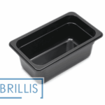 Гастроємність РС 1/4-100 мм з чорного полікарбонату Brillis