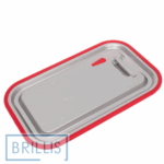 Кришка для гастроємності із нержавіючої сталі з силіконовим ущільнювачем Brillis GN 1/1 мм