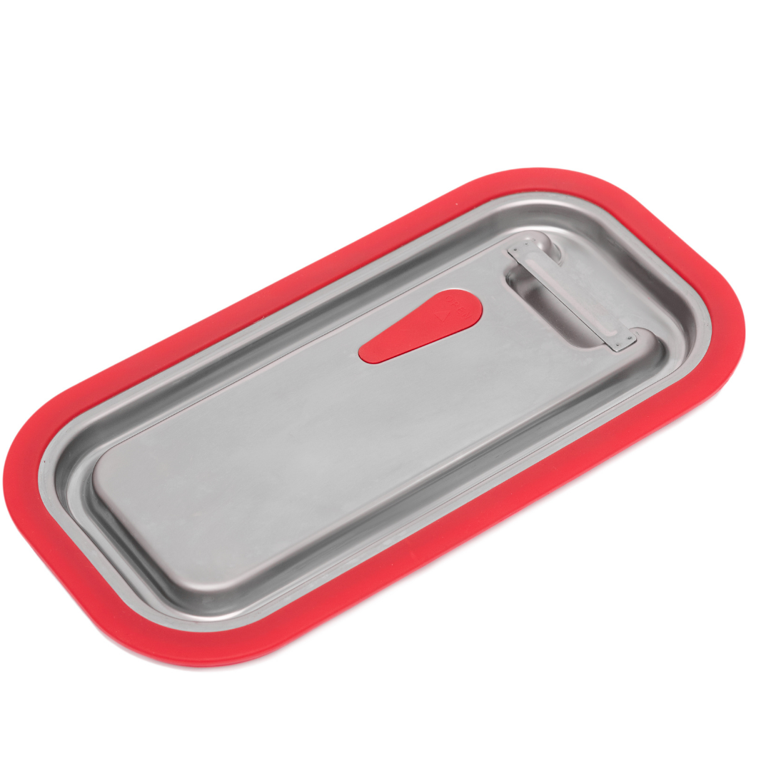 Кришка для гастроємності із нержавіючої сталі з силіконовим ущільнювачем та клапаном Brillis GN 1/3 мм