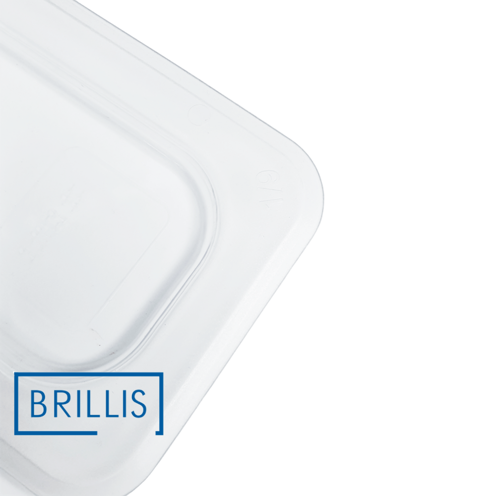 Кришка гастроємності BRILLIS із прозорого полікарбонату GN 1/9 - Зображення 2