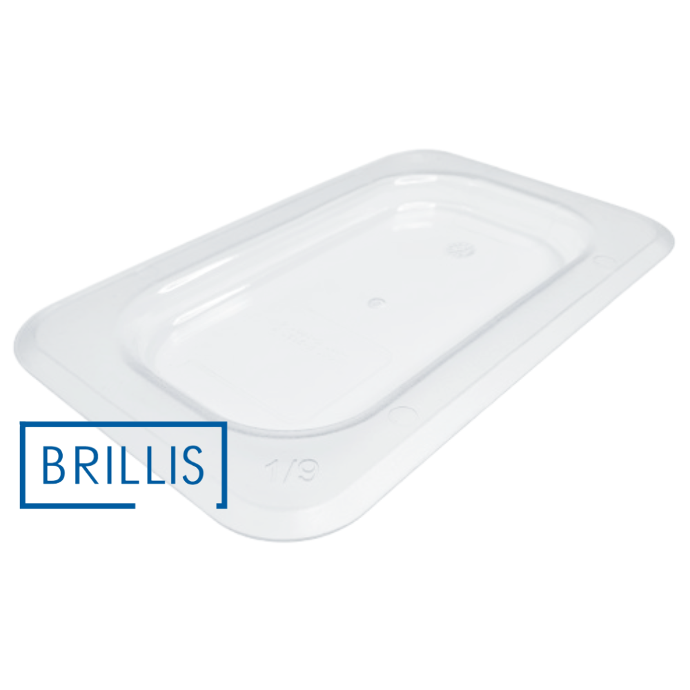 Кришка гастроємності BRILLIS із прозорого полікарбонату GN 1/9 - Зображення 3