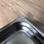 Гастроємність із нержавіючої сталі Brillis GN 2/4-40 мм - Зображення 3