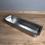 Гастроємність із нержавіючої сталі Brillis GN 2/4-100 мм - Зображення 2