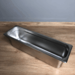 Гастроємність із нержавіючої сталі Brillis GN 2/4-150 мм - Зображення 2