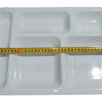 Піднос для їжі 5 секцій Gastro Plast 379х298 мм білий - Зображення 2