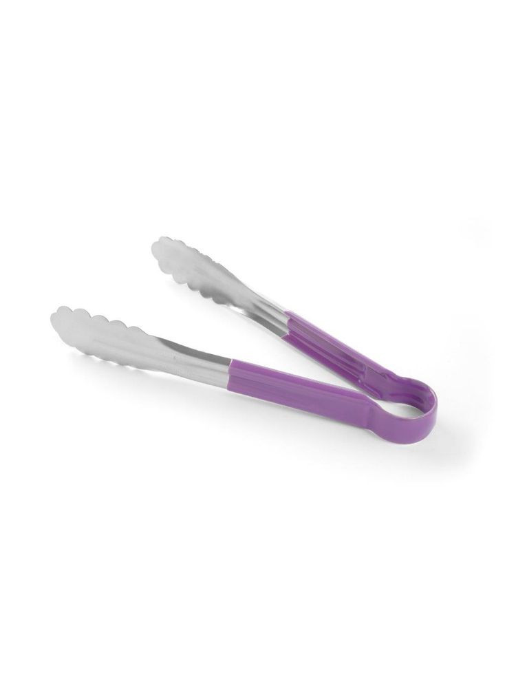 Щипці сервірувальні фіолетові Hendi HACCP 300 мм