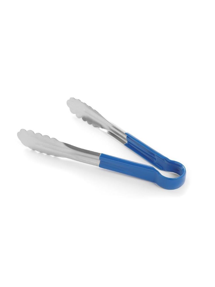 Щипці сервірувальні сині Hendi HACCP 250 мм