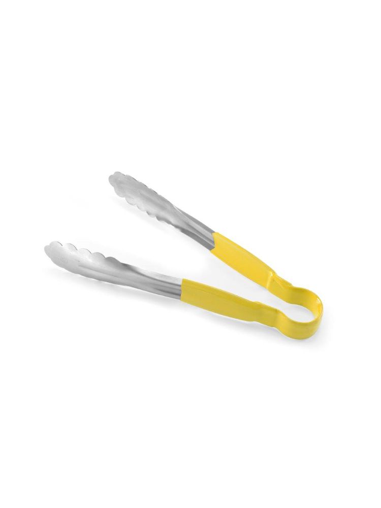 Щипці сервірувальні жовті Hendi HACCP 250 мм