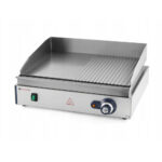 Поверхня для смаження-гриль 1/2-гладка, 1/2-рифлена Hendi Blue Line