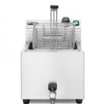 Фритюрниця XL Hendi Profi Line із зливним краном 10 л - Зображення 2