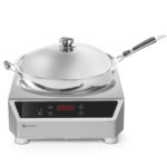 Плита індукційна Вок Hendi Profi Line 3500 + Сковорода індукційна Вок - Зображення 2