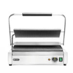 Гриль контактний PANINI XL верхня та нижня поверхня рифлені Hendi - Зображення 7