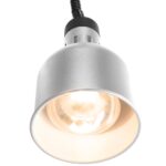 Лампа для підігріву страв із регульованою висотою Hendi срібна - Зображення 2