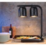 Лампа для підігріву страв Hendi чорна - Зображення 2