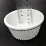 Рамекін для соусу або джему круглий з полікарбонату білий Gastro Plast Ø70 мм 70 мл - Зображення 3