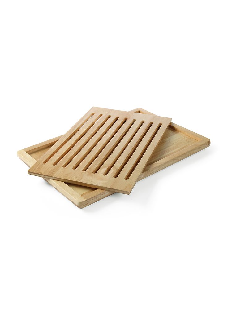 Дошка обробна для хліба дерев'яна Hendi 475x322х20 мм