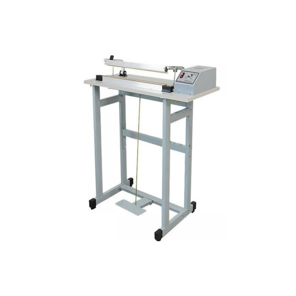 Підлоговий імпульсний запайщик з ножем Hualian SFTD-800