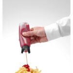 Дозатор для холодного соусу Hendi 230 мл із силіконовим клапаном, прозорий - Зображення 6