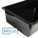 Гастроємність GN 1/1-150 з чорного полікарбонату Brillis - Зображення 2