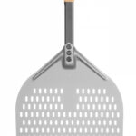 Лопата для піци перфорована квадратна з короткою ручкою Hendi 355x710 мм - Зображення 2