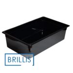 Гастроємність GN 1/1-150 з чорного полікарбонату Brillis