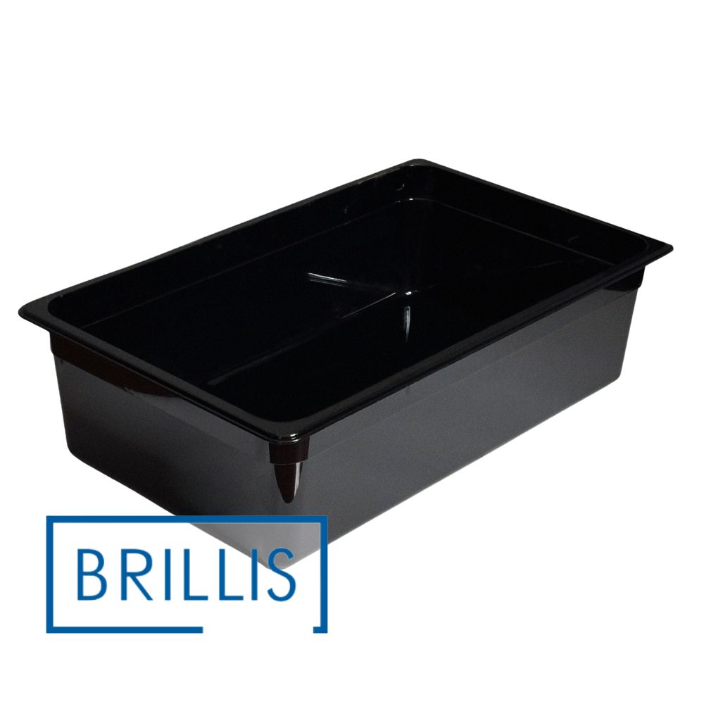 Гастроємкість GN 1/1-150 з чорного полікарбонату Brillis