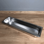 Гастроємність із нержавіючої сталі Brillis GN 2/4-65 мм - Зображення 2