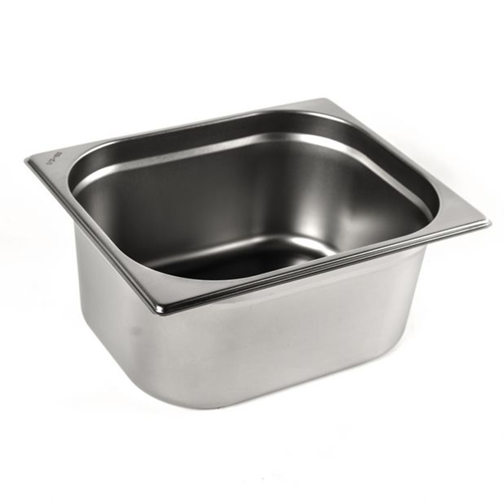 Гастроємність із нержавіючої сталі Brillis GN 1/2-150 мм