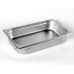 Гастроємність перфорована із нержавіючої сталі Brillis GN 1/1-100 мм