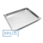 Гастроємність із нержавіючої сталі Brillis GN 2/1-65 мм