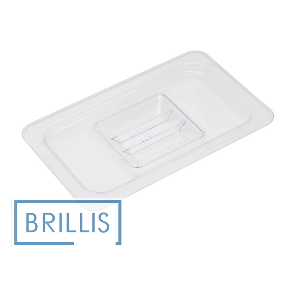 Кришка гастроємності BRILLIS із прозорого полікарбонату GN 1/4