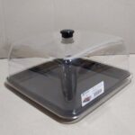 Кришка купольна квадратна 280х280мм GastroPlast прозора