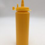 Диспенсер жовтий для соусів Gastro Plast 250 мл. з ковпачком - Зображення 2