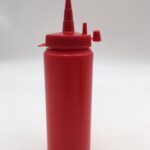 Диспенсер червоний для соусів Gastro Plast 250 мл. з ковпачком - Зображення 2