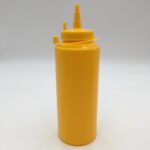 Диспенсер жовтий для соусів Gastro Plast 500 мл. з ковпачком - Зображення 2