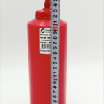 Диспенсер для соусів червоний Gastro Plast 1000 мл. з обертовим наконечником - Зображення 3