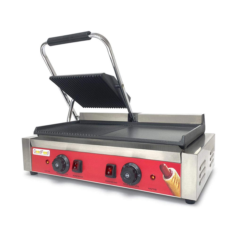 Гриль контактний із поверхнею для смаження GoodFood ECG201RF